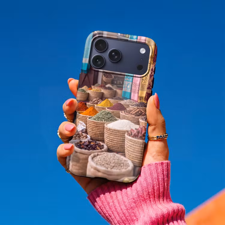 Telefoonhoesje Toughcase - Kruiden - Manden - Oosters — 2