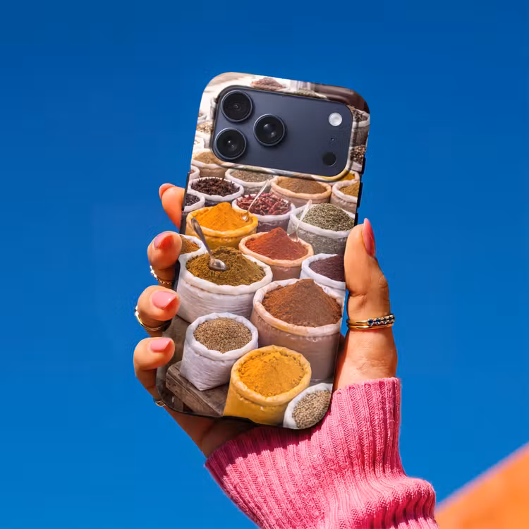 Telefoonhoesje Toughcase - Kruiden - Markt - Eten — 2