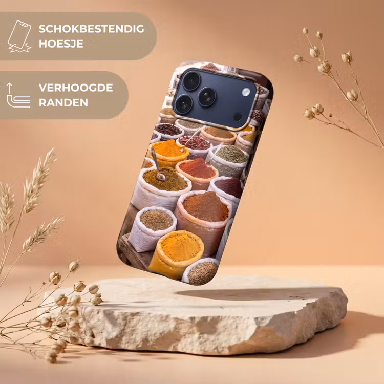 Telefoonhoesje Toughcase - Kruiden - Markt - Eten — 5