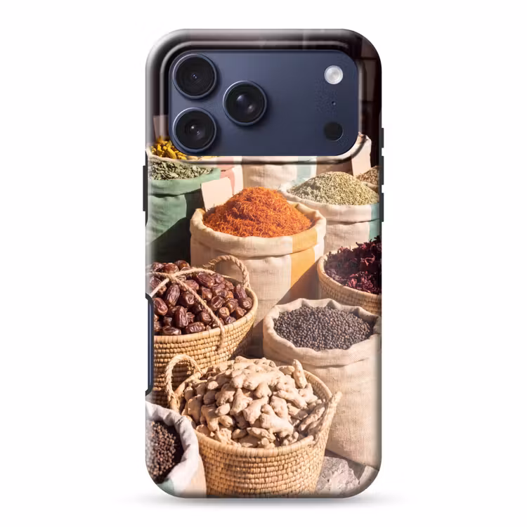 Telefoonhoesje Toughcase - Kruiden - Markt - Kleurrijk — 1