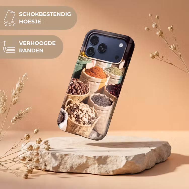 Telefoonhoesje Toughcase - Kruiden - Markt - Kleurrijk — 5