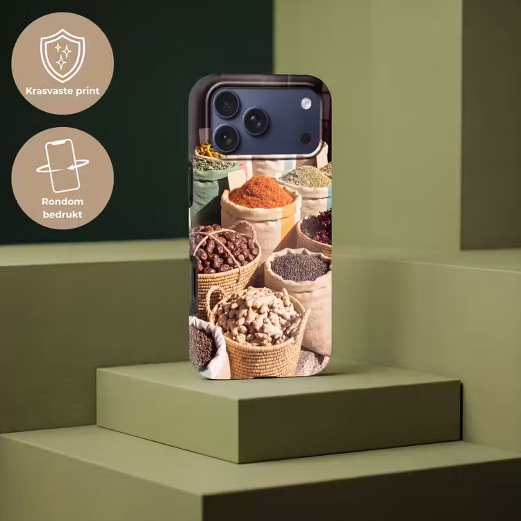 Telefoonhoesje Toughcase - Kruiden - Markt - Kleurrijk — 7