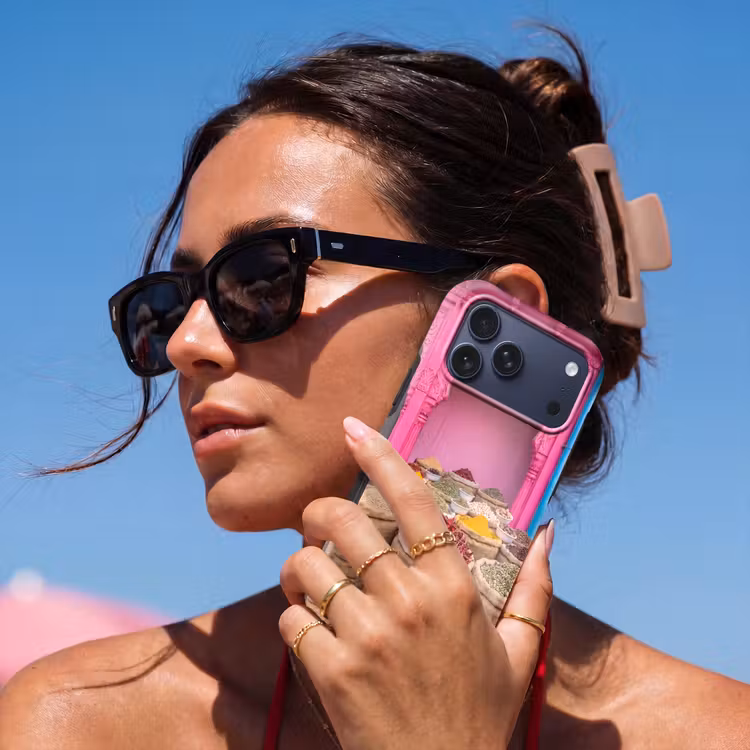 Telefoonhoesje Toughcase - Kruiden - Markt - Roze — 6