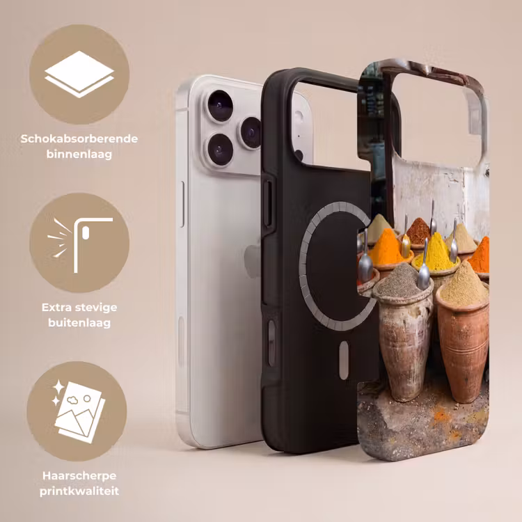 Telefoonhoesje Toughcase - Kruiden - Potten - Oosters — 3