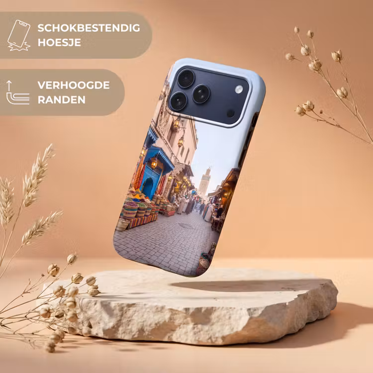 Telefoonhoesje Toughcase - Markt - Oosters - Kleurrijk — 5