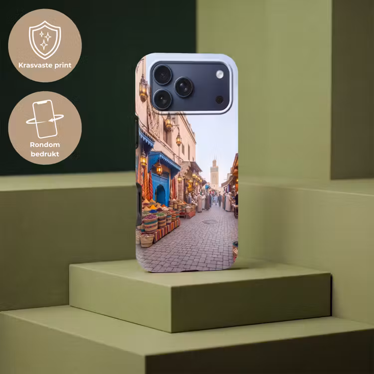 Telefoonhoesje Toughcase - Markt - Oosters - Kleurrijk — 7