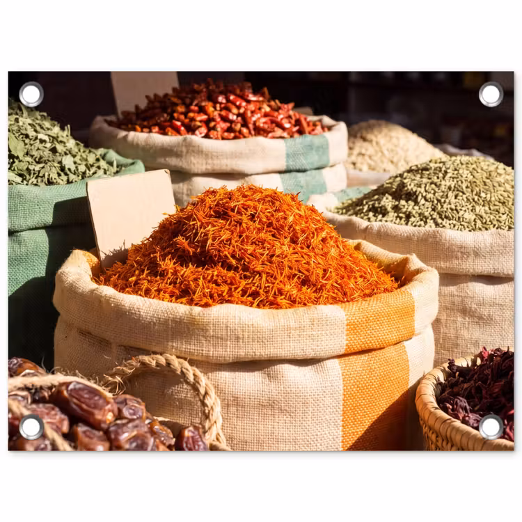 Tuinposter - Kruiden - Markt - Kleurrijk — 1
