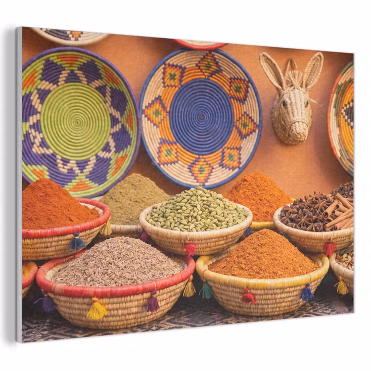 Akoestisch schilderij - Eten - Kleurrijk - Cultuur — 1