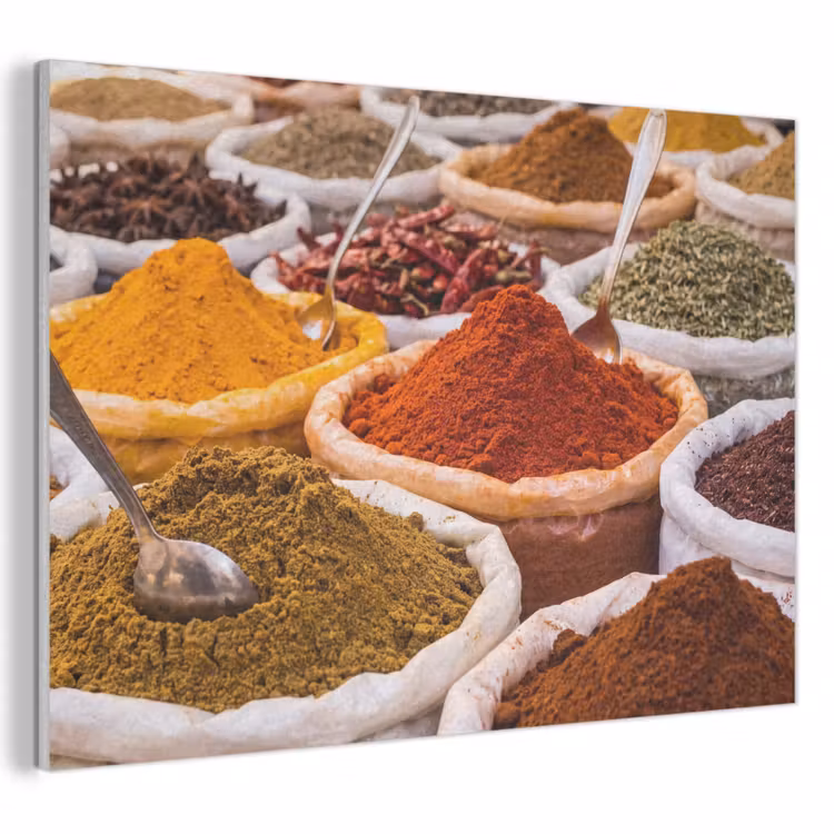 Akoestisch schilderij - Kruiden - Markt - Eten — 1