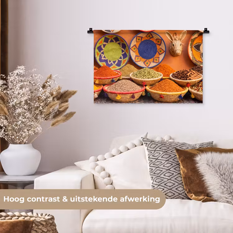 Wandkleed - Eten - Kleurrijk - Cultuur — 4