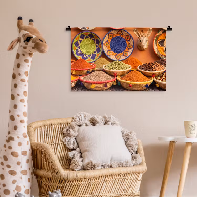 Wandkleed - Eten - Kleurrijk - Cultuur — 5