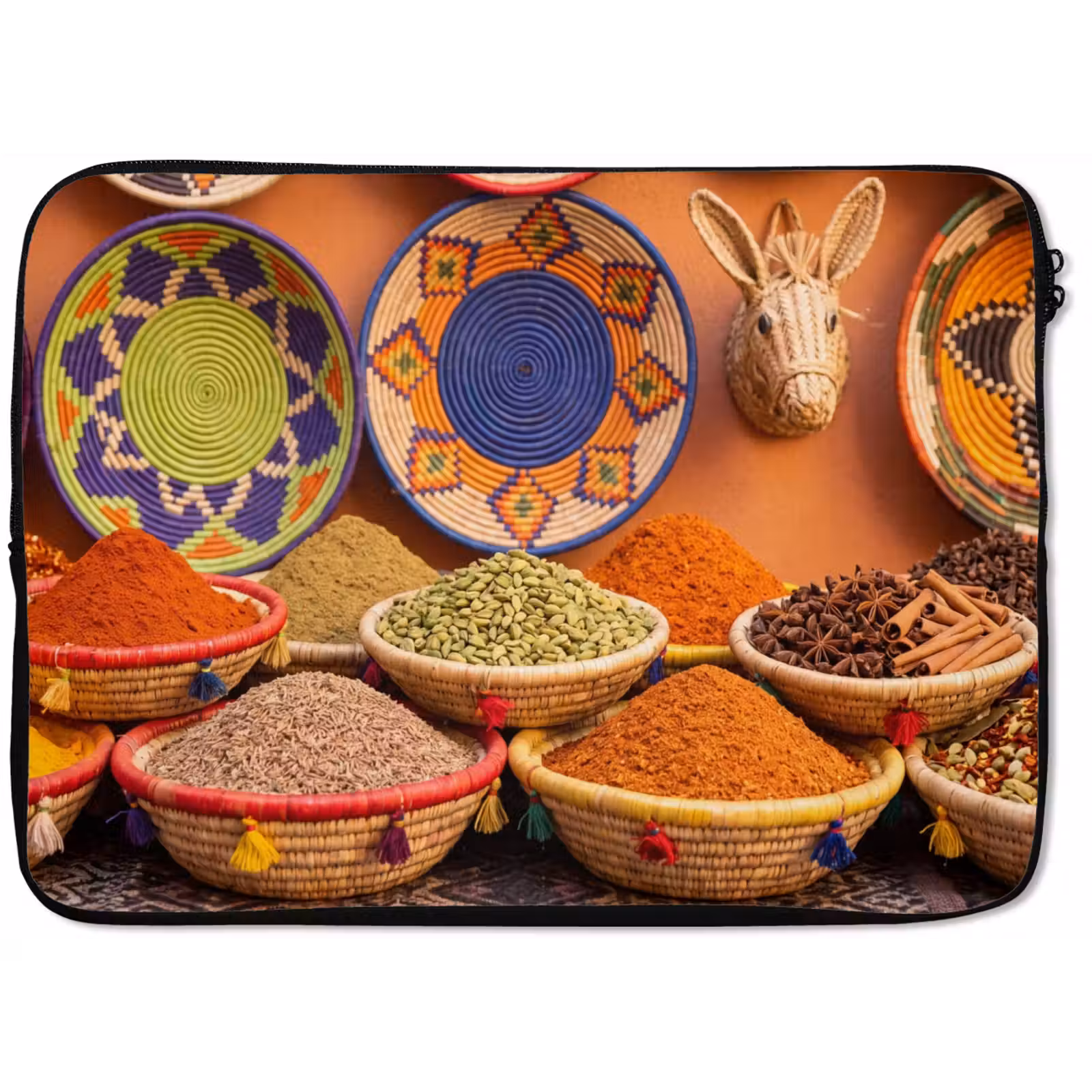 Laptophoes - Eten - Kleurrijk - Cultuur — 1