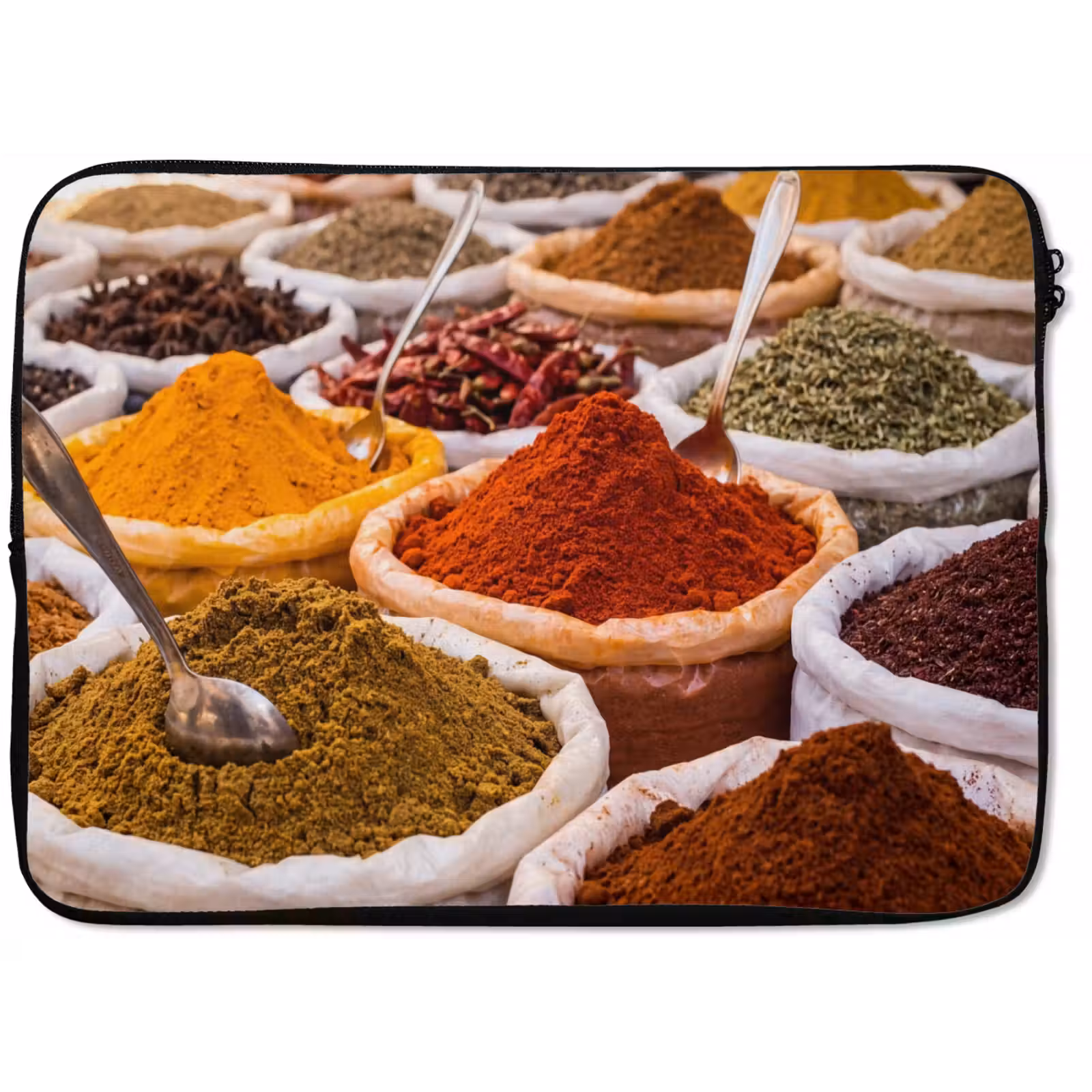 Laptophoes - Kruiden - Markt - Eten — 1