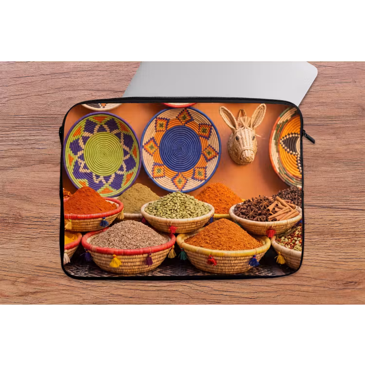 Laptophoes - Eten - Kleurrijk - Cultuur — 2
