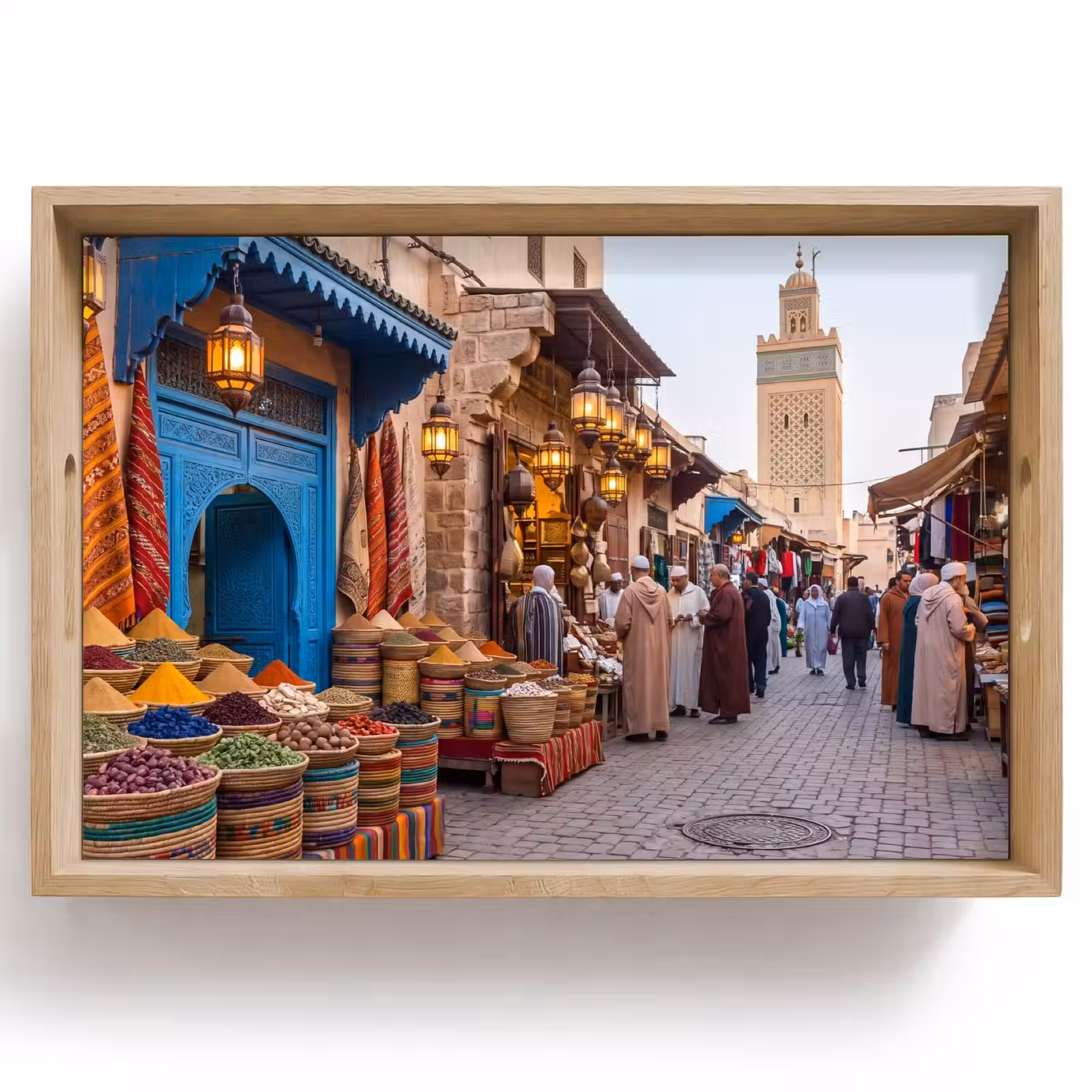 Dienblad - Markt - Oosters - Kleurrijk — 1