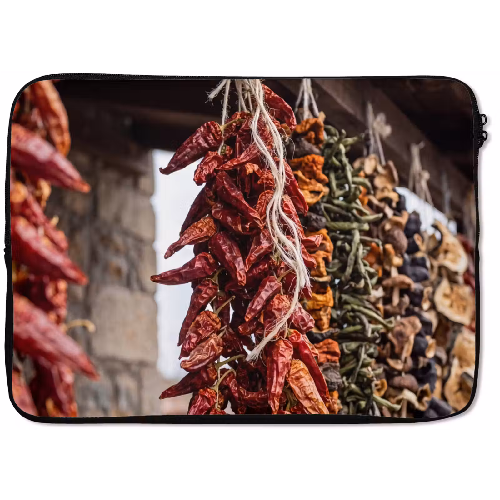 Laptophoes - Rode pepers - Eten — 1
