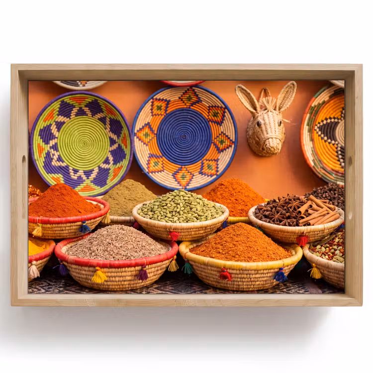 Dienblad - Eten - Kleurrijk - Cultuur — 1