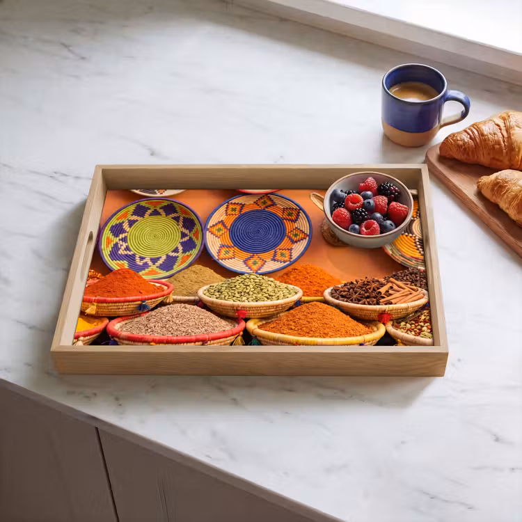 Dienblad - Eten - Kleurrijk - Cultuur — 4