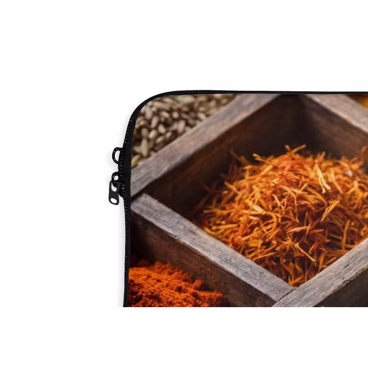 Laptophoes - Kruiden - Houten - Eten — 5