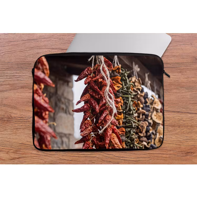 Laptophoes - Rode pepers - Eten — 2