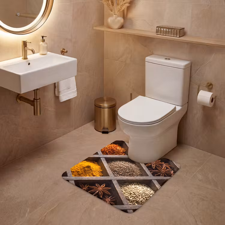 Wc Mat - Kruiden - Houten - Eten — 3