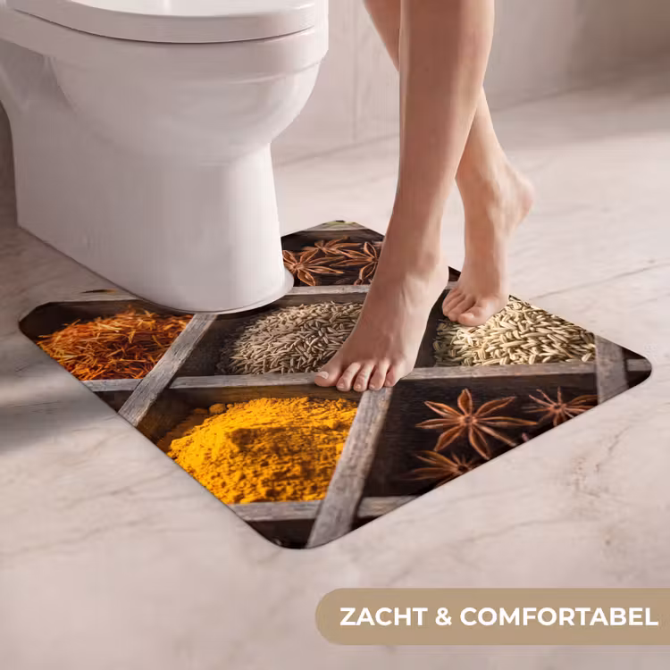 Wc Mat - Kruiden - Houten - Eten — 5