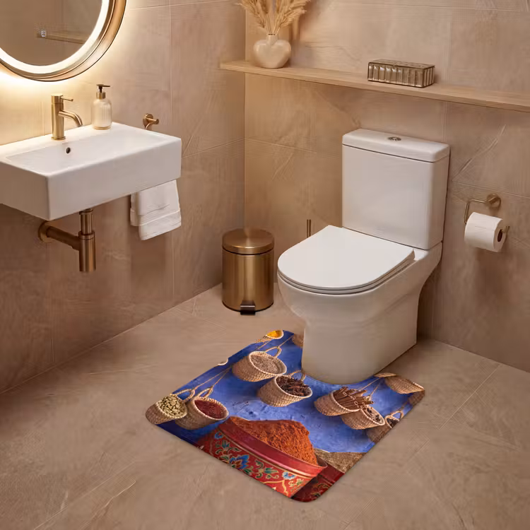 Wc Mat - Kruiden - Manden - Markt — 3