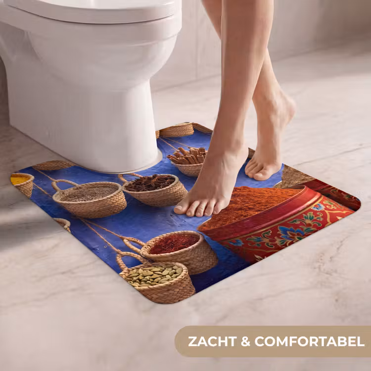 Wc Mat - Kruiden - Manden - Markt — 5