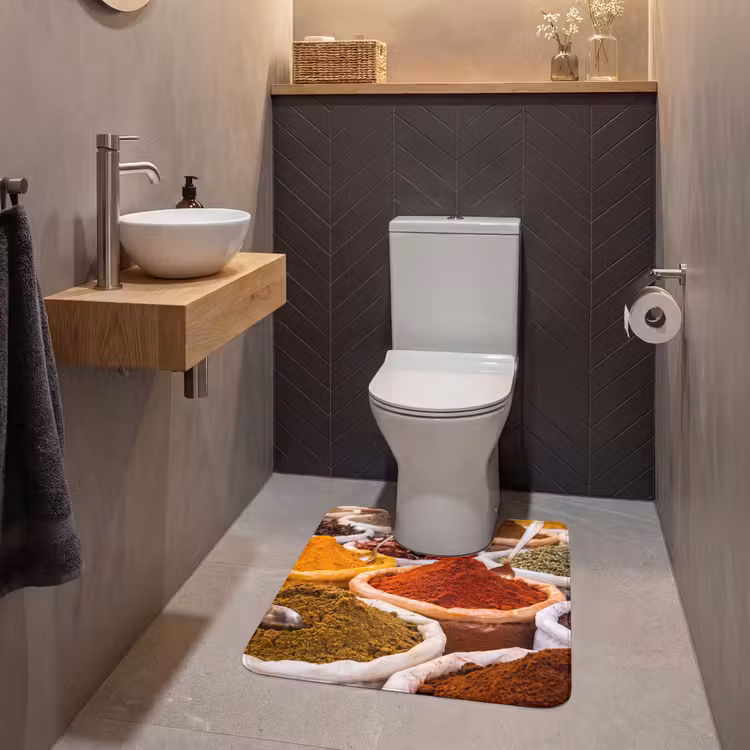 Wc Mat - Kruiden - Markt - Eten — 2