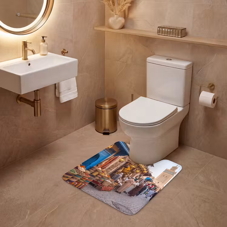 Wc Mat - Markt - Oosters - Kleurrijk — 3
