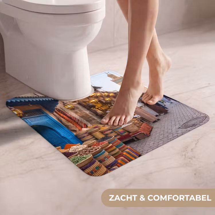 Wc Mat - Markt - Oosters - Kleurrijk — 5