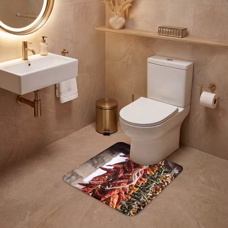 Wc Mat - Rode pepers - Eten — 3