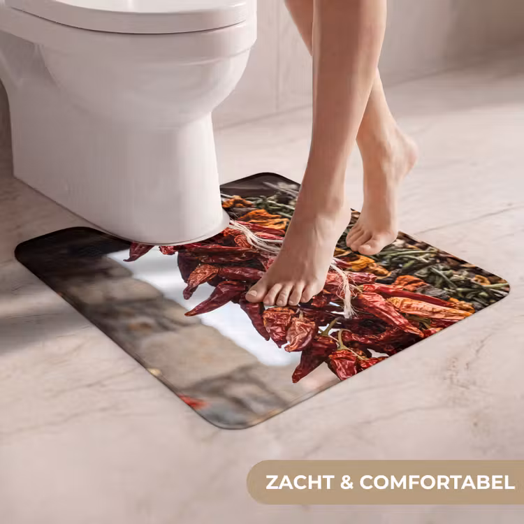 Wc Mat - Rode pepers - Eten — 5