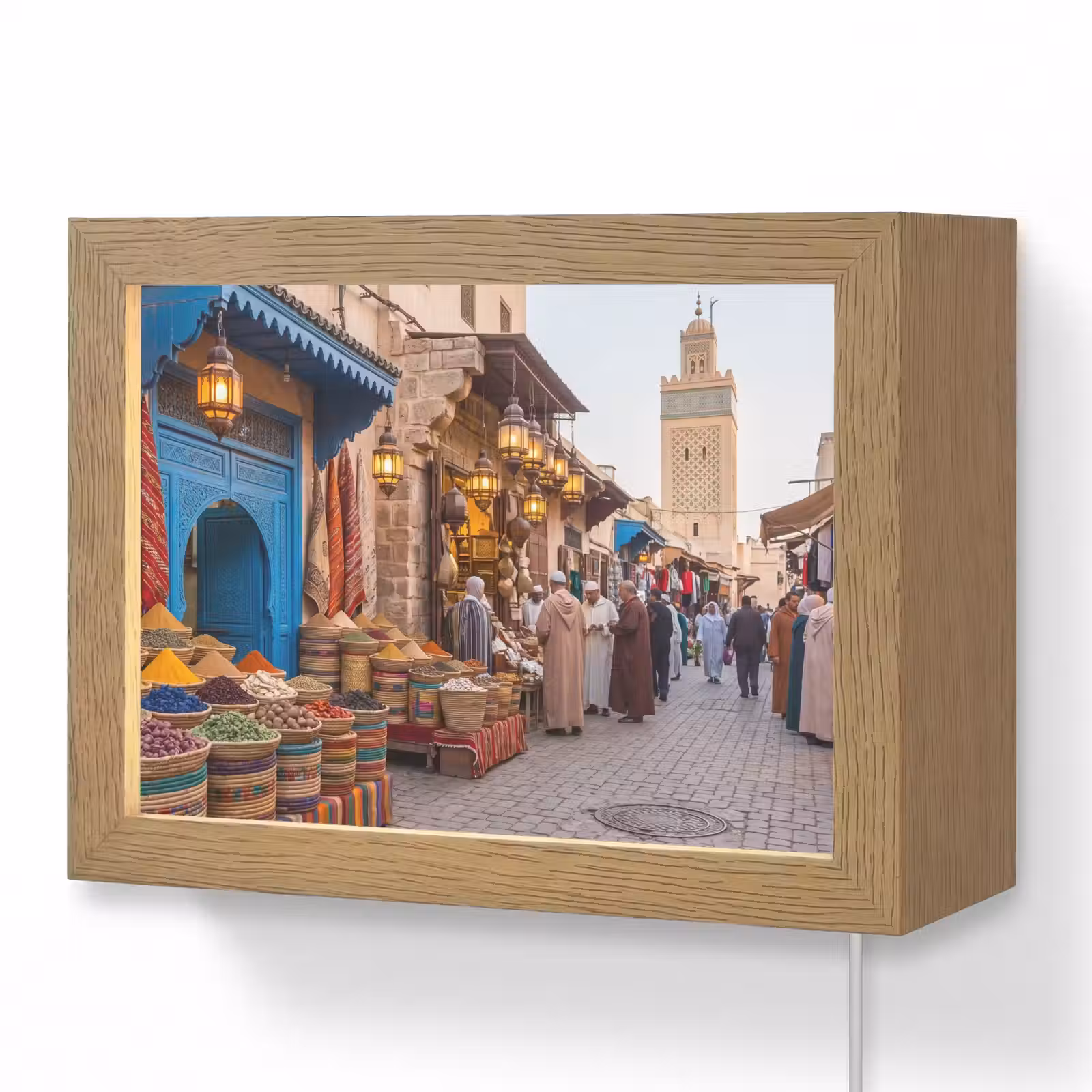 Lightbox - Wandlamp - Markt - Oosters - Kleurrijk — 1