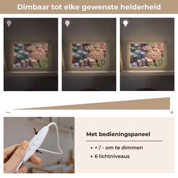 Lightbox - Wandlamp - Aardewerk - Oosters - Kleurrijk — 8