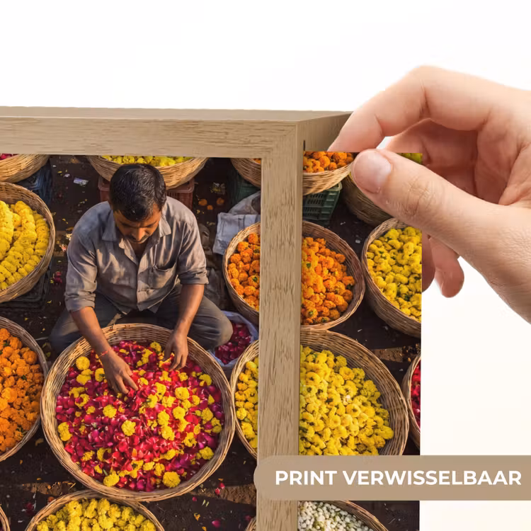 Lightbox - Wandlamp - Bloemen - Markt - Kleurrijk — 6