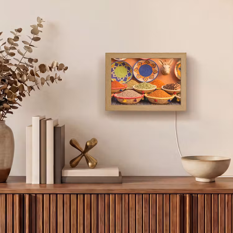 Lightbox - Wandlamp - Eten - Kleurrijk - Cultuur — 4