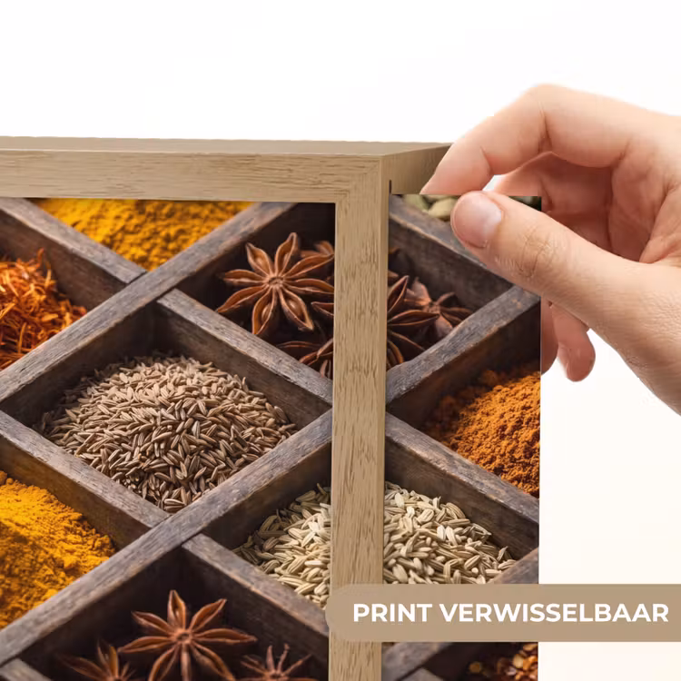 Lightbox - Wandlamp - Kruiden - Houten - Eten — 6