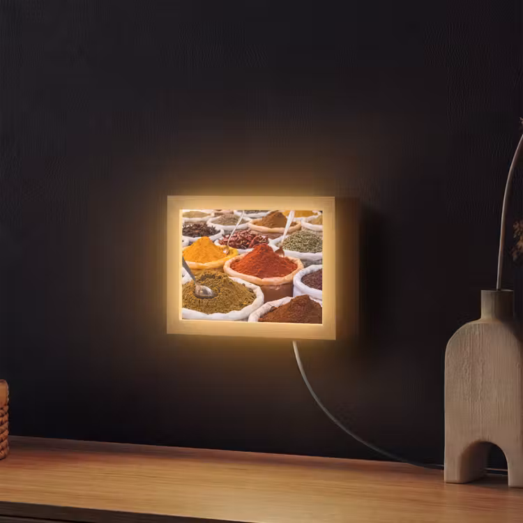 Lightbox - Wandlamp - Kruiden - Markt - Eten — 2