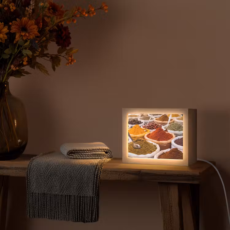 Lightbox - Wandlamp - Kruiden - Markt - Eten — 5