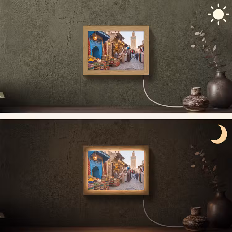 Lightbox - Wandlamp - Markt - Oosters - Kleurrijk — 3
