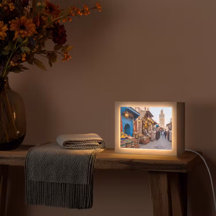 Lightbox - Wandlamp - Markt - Oosters - Kleurrijk — 5