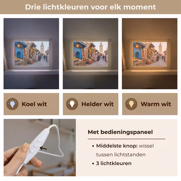 Lightbox - Wandlamp - Markt - Oosters - Kleurrijk — 7