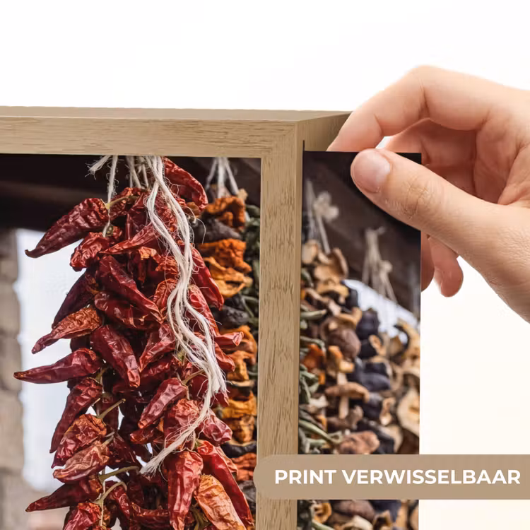 Lightbox - Wandlamp - Rode pepers - Eten — 6
