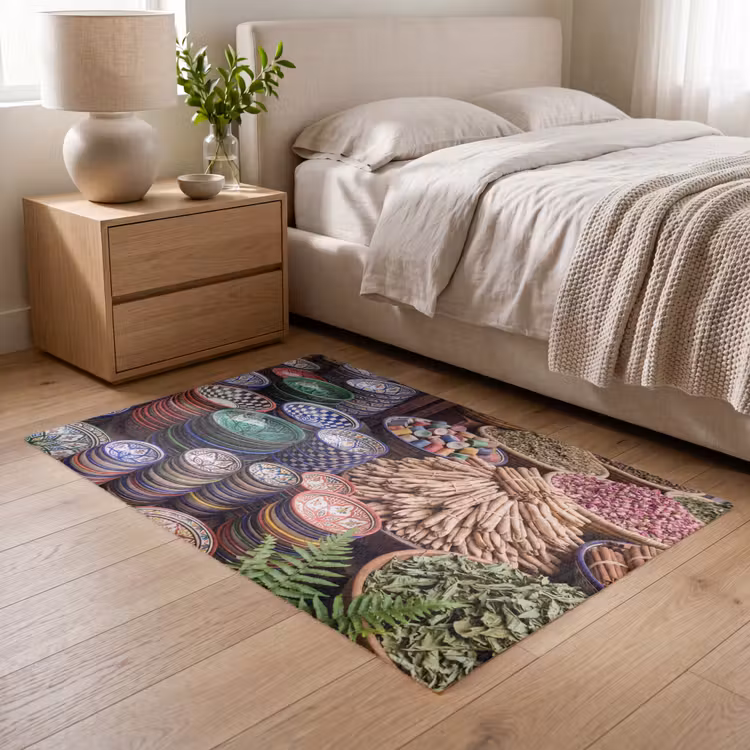 Vloerkleed - Aardewerk - Oosters - Kleurrijk — 5