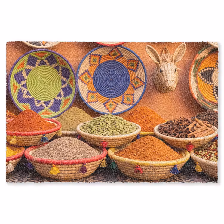 Vloerkleed - Eten - Kleurrijk - Cultuur — 1