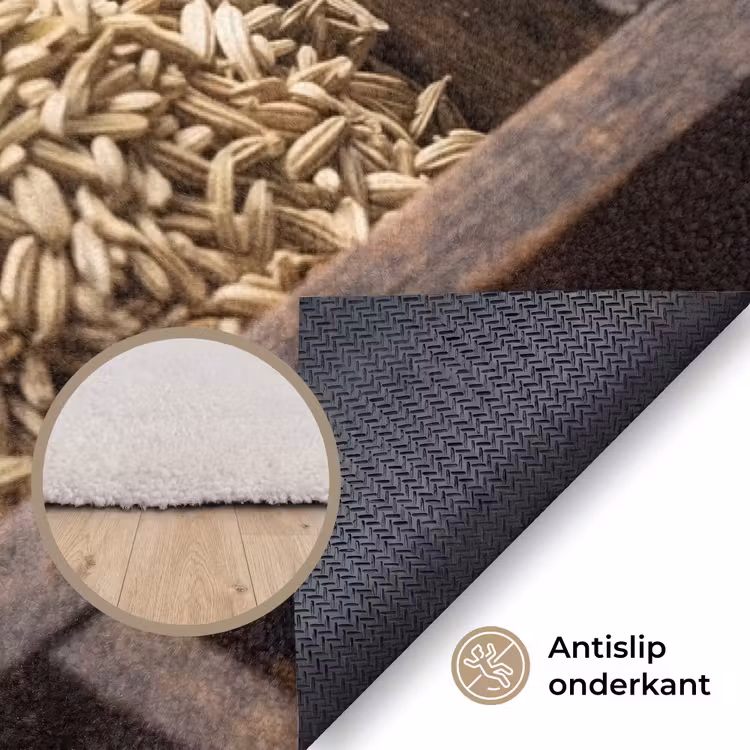 Vloerkleed - Kruiden - Houten - Eten — 4