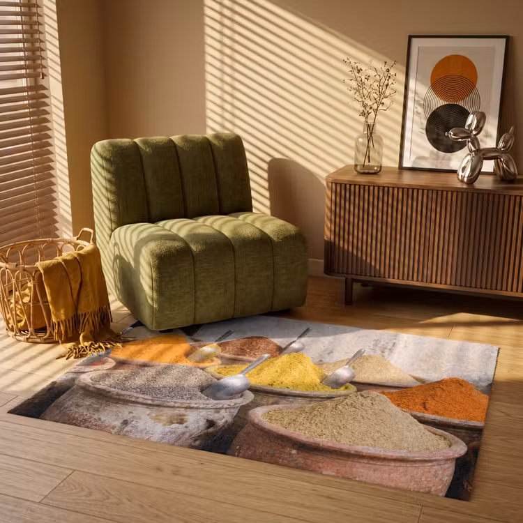 Vloerkleed - Kruiden - Potten - Oosters — 2