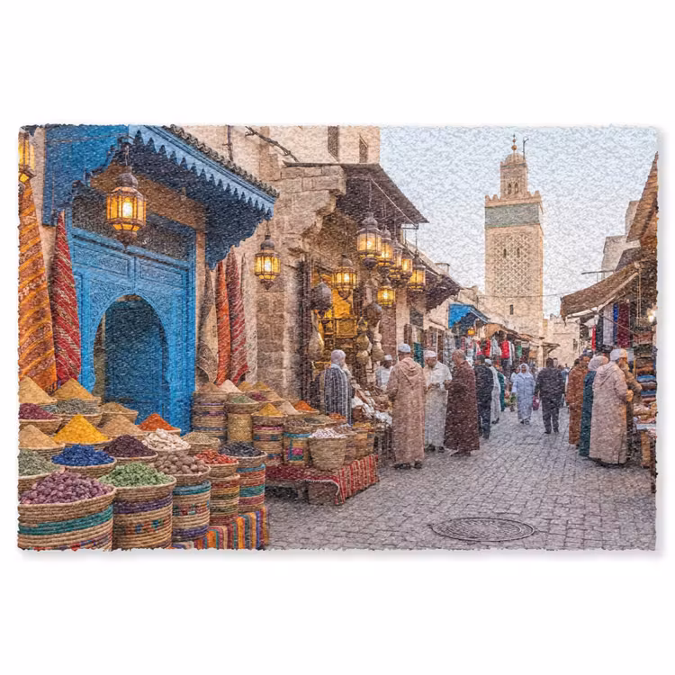 Vloerkleed - Markt - Oosters - Kleurrijk — 1