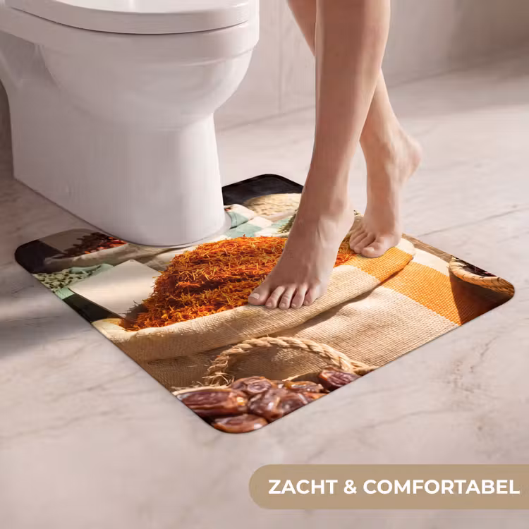 Wc Mat - Kruiden - Markt - Kleurrijk — 5